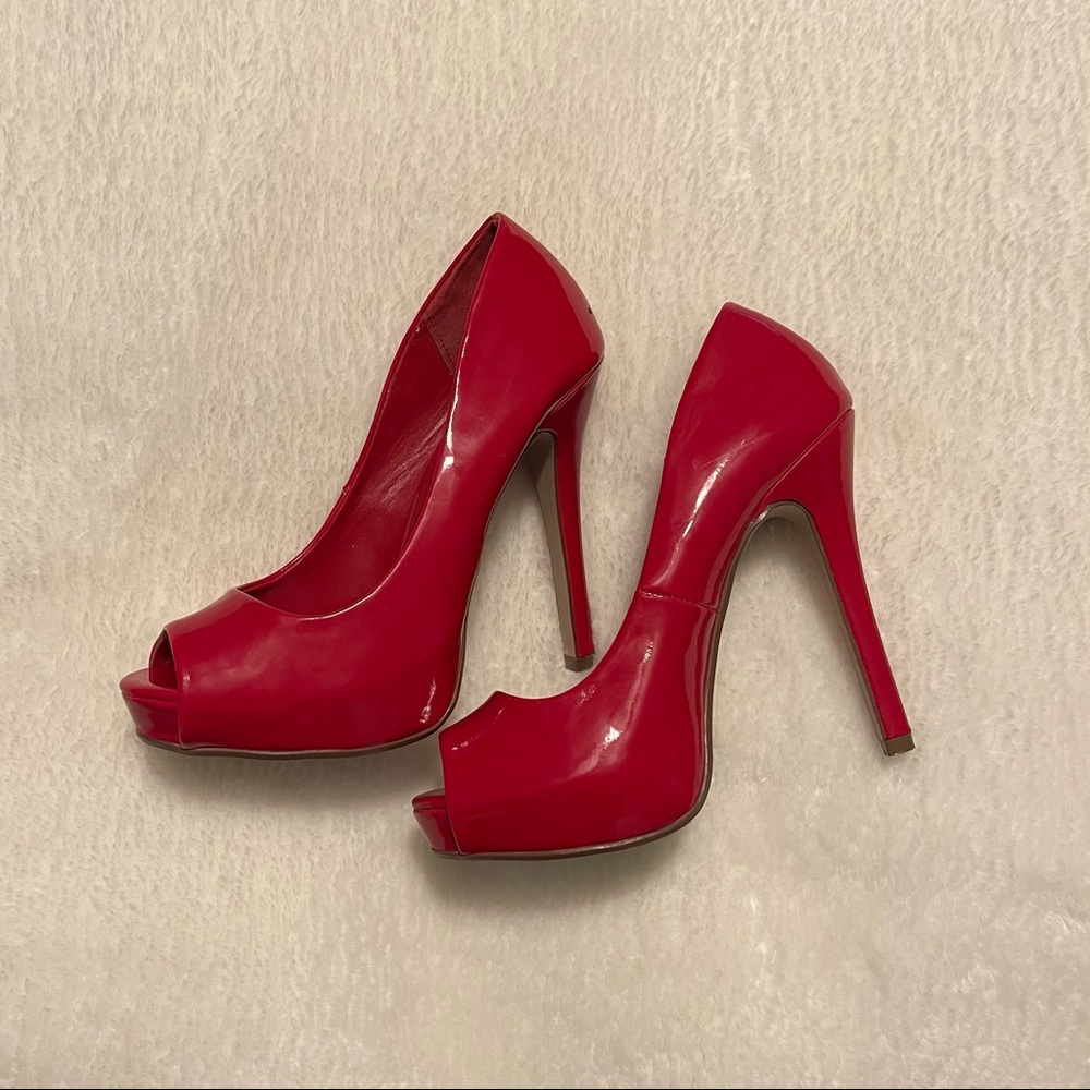 Call it Spring open-toe 5-inch high-heel